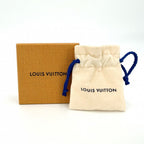 Louis Vuitton Earrings Monogram Circle Set of 3 Silver 9.5 — view 6