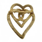 Chanel Brooch CC Logo Double Motif Vintage — view 2