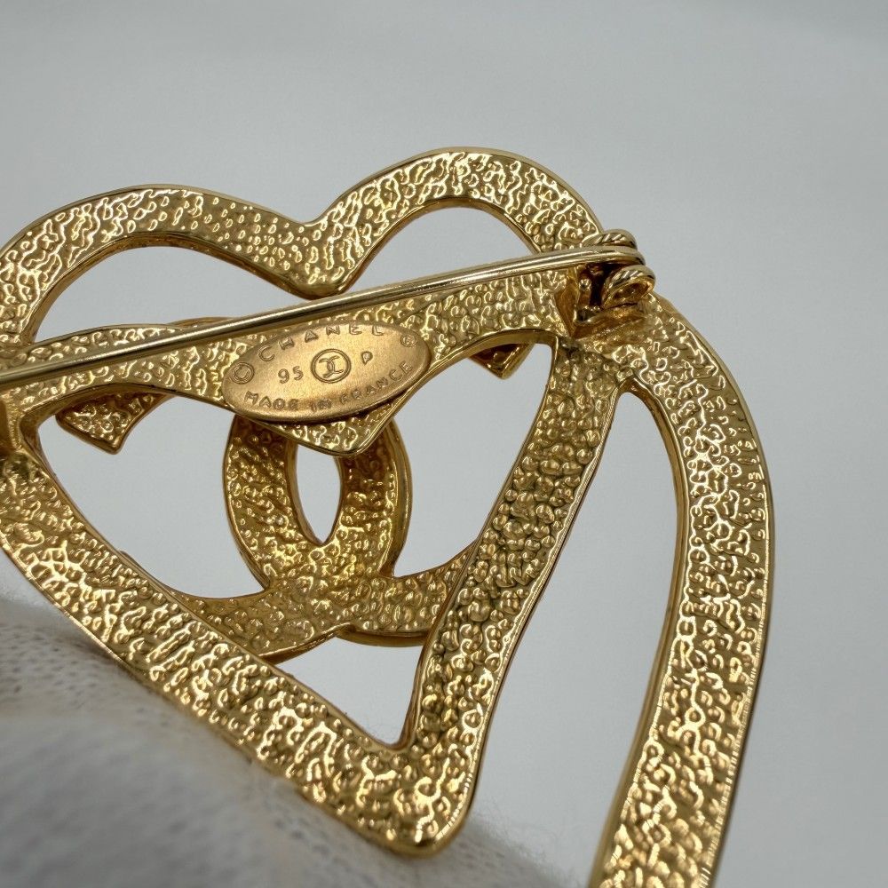 Chanel Brooch CC Logo Double Motif Vintage — view 5