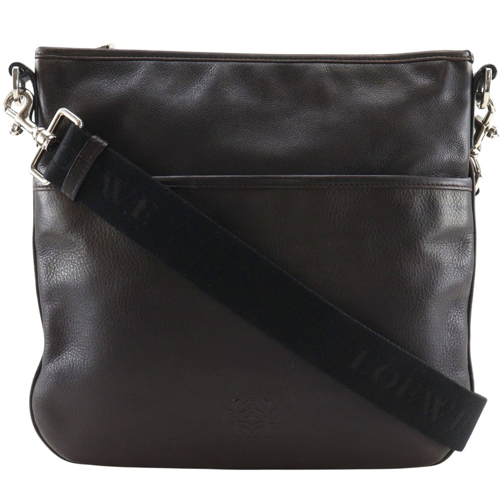 Loewe Anagram Leather Black Shoulder