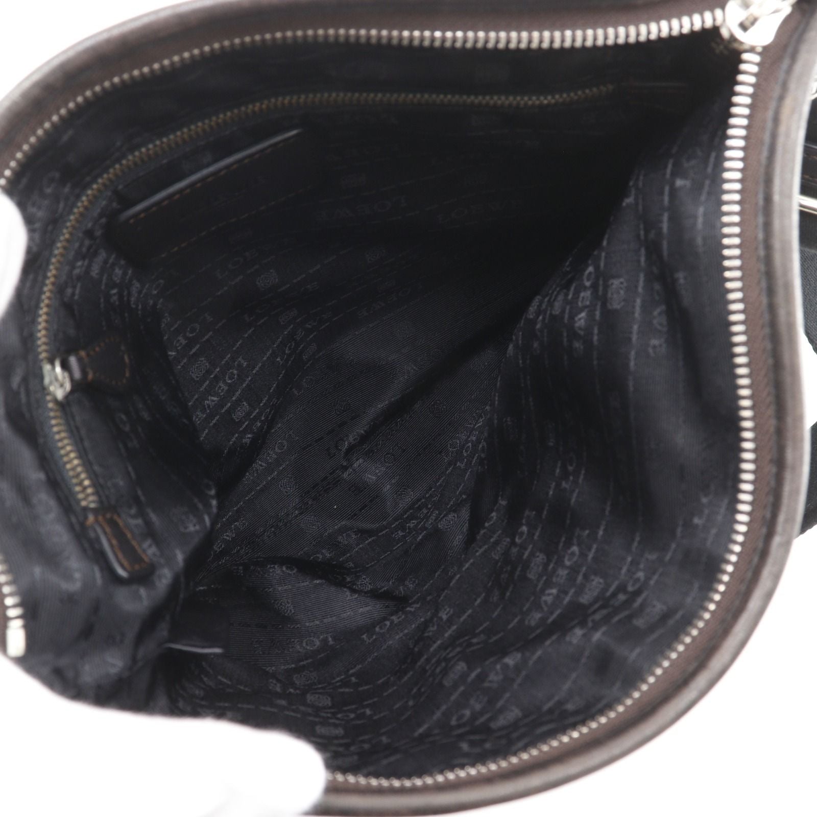 Loewe Anagram Leather Black Shoulder — view 6
