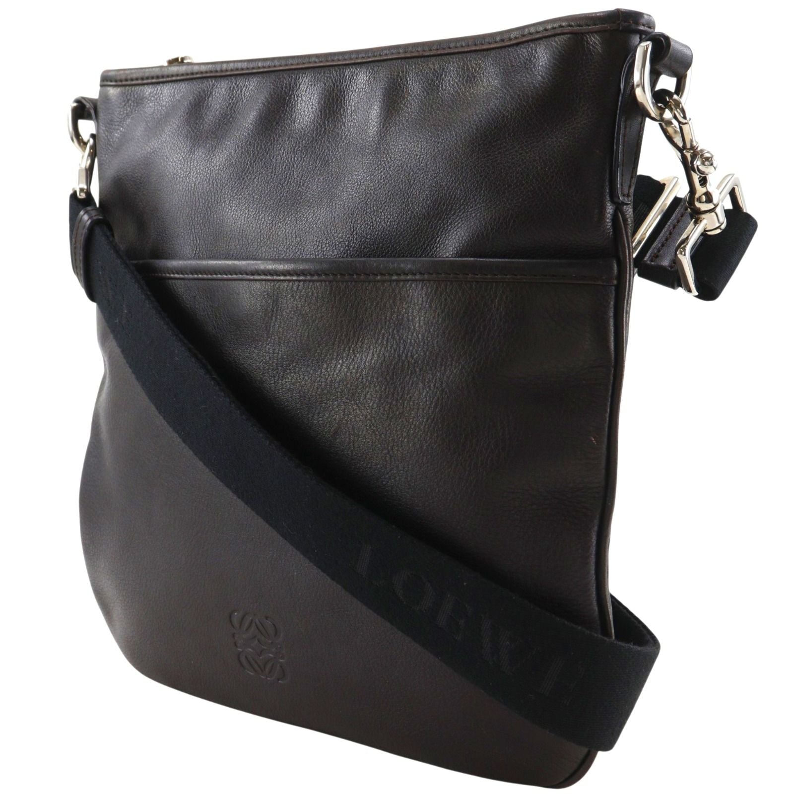 Loewe Anagram Leather Black Shoulder — view 2