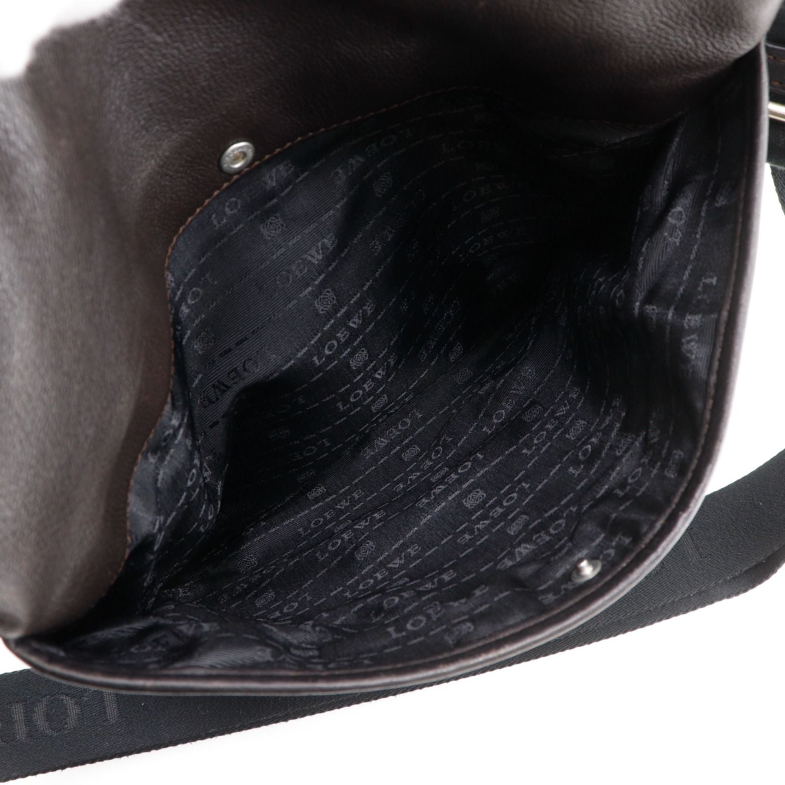Loewe Anagram Leather Black Shoulder — view 8