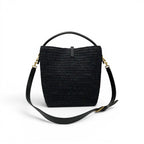 Saint Laurent Shoulder Bag Black Gold YSL Logo — view 3