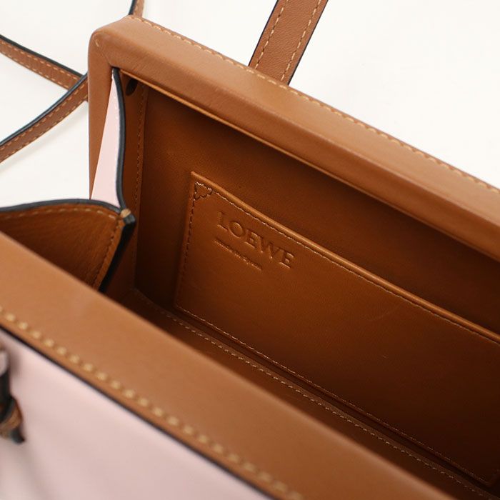 Loewe Postal Small Bag Anagram Handbag Calf — view 4