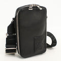 Loewe Vertical Crossbody Pocket Anagram Shoulder Bag Satin Calf