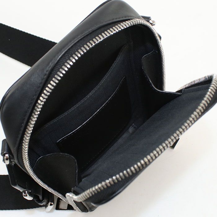 Loewe Vertical Crossbody Pocket Anagram Shoulder Bag Satin Calf — view 3