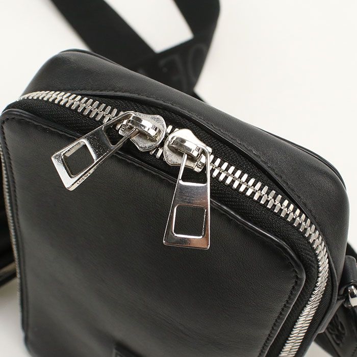 Loewe Vertical Crossbody Pocket Anagram Shoulder Bag Satin Calf — view 5