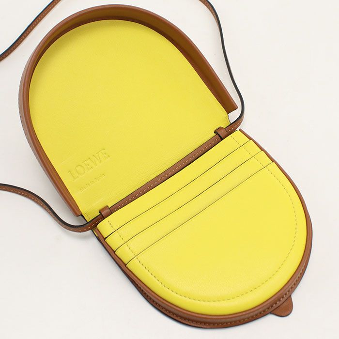 Loewe Coin Case Anagram Shoulder Bag Calf — view 3