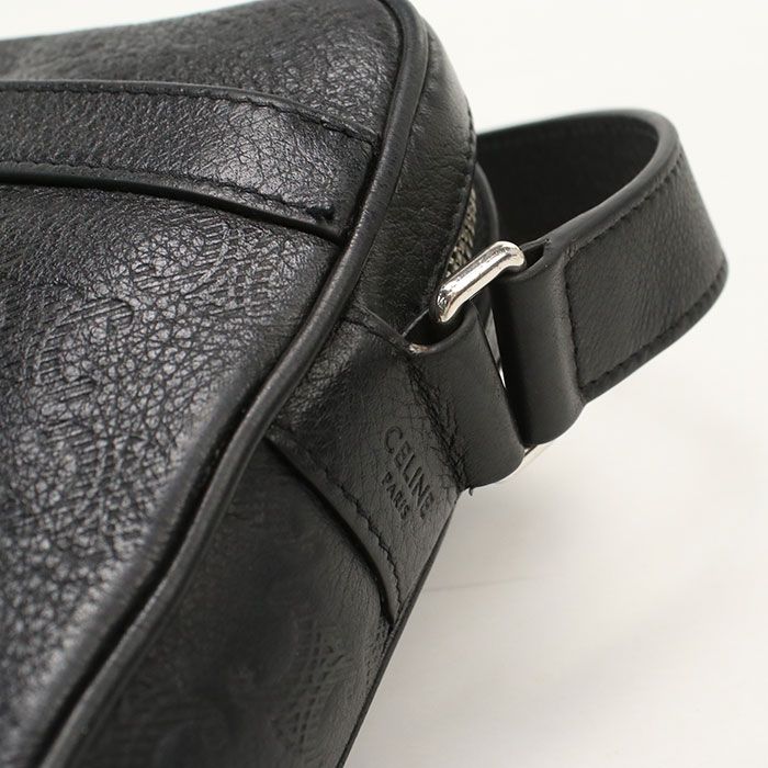 Celine Messenger Bag Embossed Triomphe Crossbody Calf — view 6