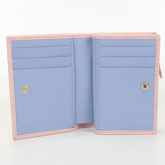 Gucci Bicolor Small Wallet Double Bifold Leather — view 3