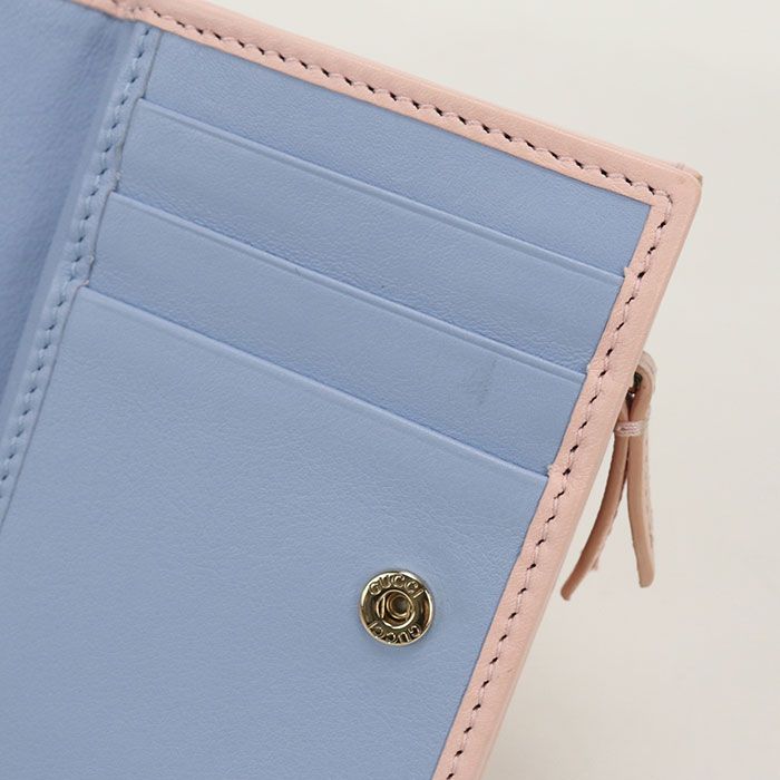 Gucci Bicolor Small Wallet Double Bifold Leather — view 9