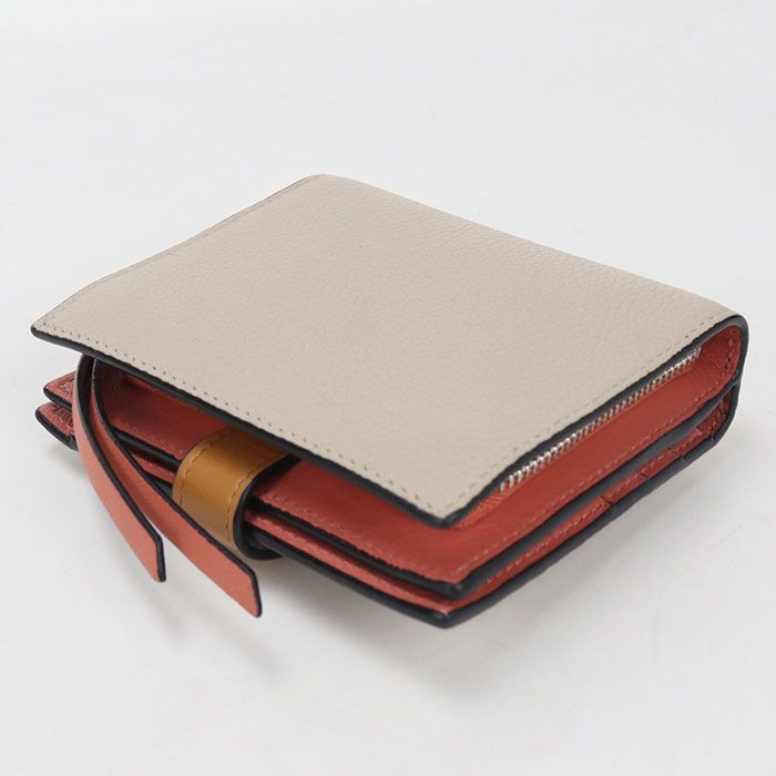 Loewe Compact Zip Wallet Anagram Bifold Soft Grain Calf — view 2