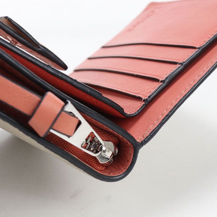 Loewe Compact Zip Wallet Anagram Bifold Soft Grain Calf — view 6