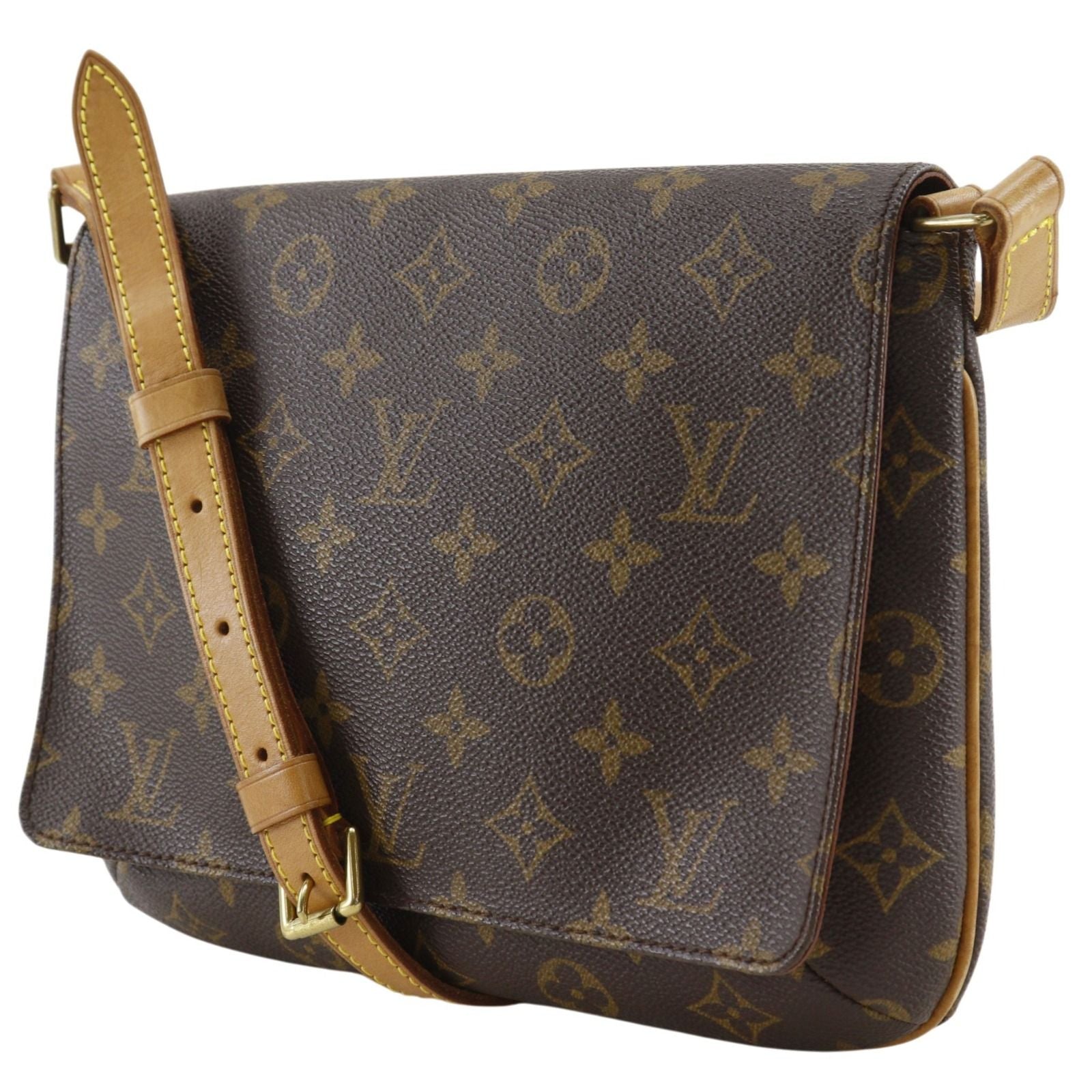 Louis Vuitton Musette Tango Short Shoulder Monogram Canvas Brown — view 2