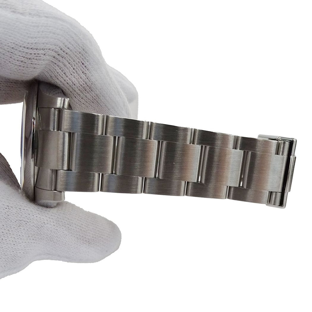 Rolex Air King Number Watch Automatic Winding at Stainless Steel Silver Blue — view 9