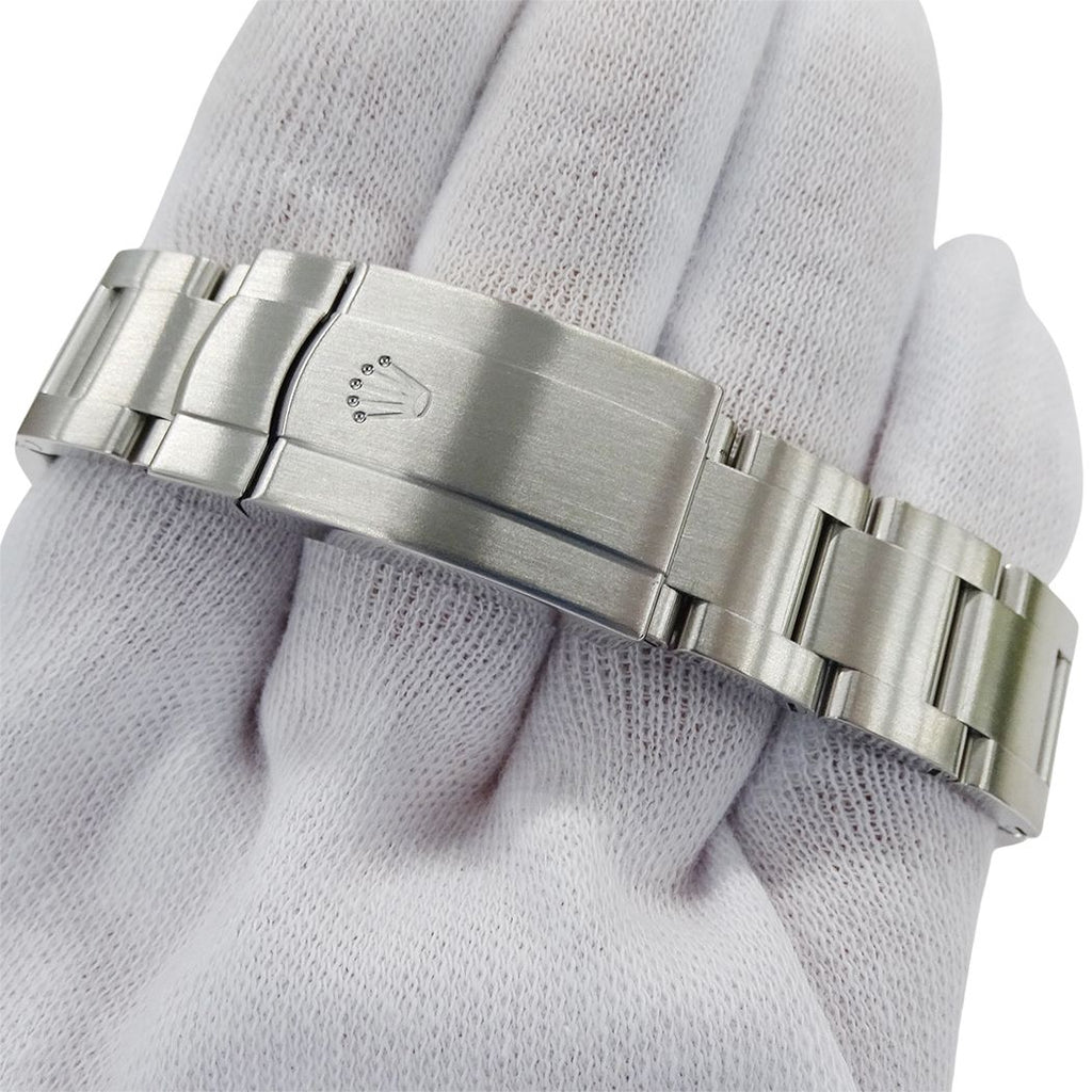 Rolex Air King Number Watch Automatic Winding at Stainless Steel Silver Blue — view 5