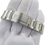 Rolex Air King Number Watch Automatic Winding at Stainless Steel Silver Blue — view 5