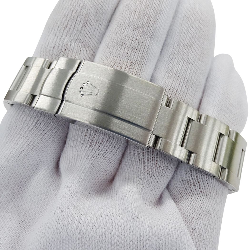 Rolex Air King Number Watch Automatic Winding at Stainless Steel Silver Blue — view 5