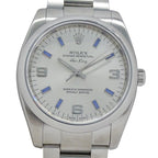 Rolex Air King Number Watch Automatic Winding at Stainless Steel Silver Blue — view 2