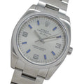 Rolex Air King Number Watch Automatic Winding at Stainless Steel Silver Blue