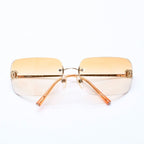 Chanel Rimless Sunglasses Eyewear CC Logo Rhinestone — view 2
