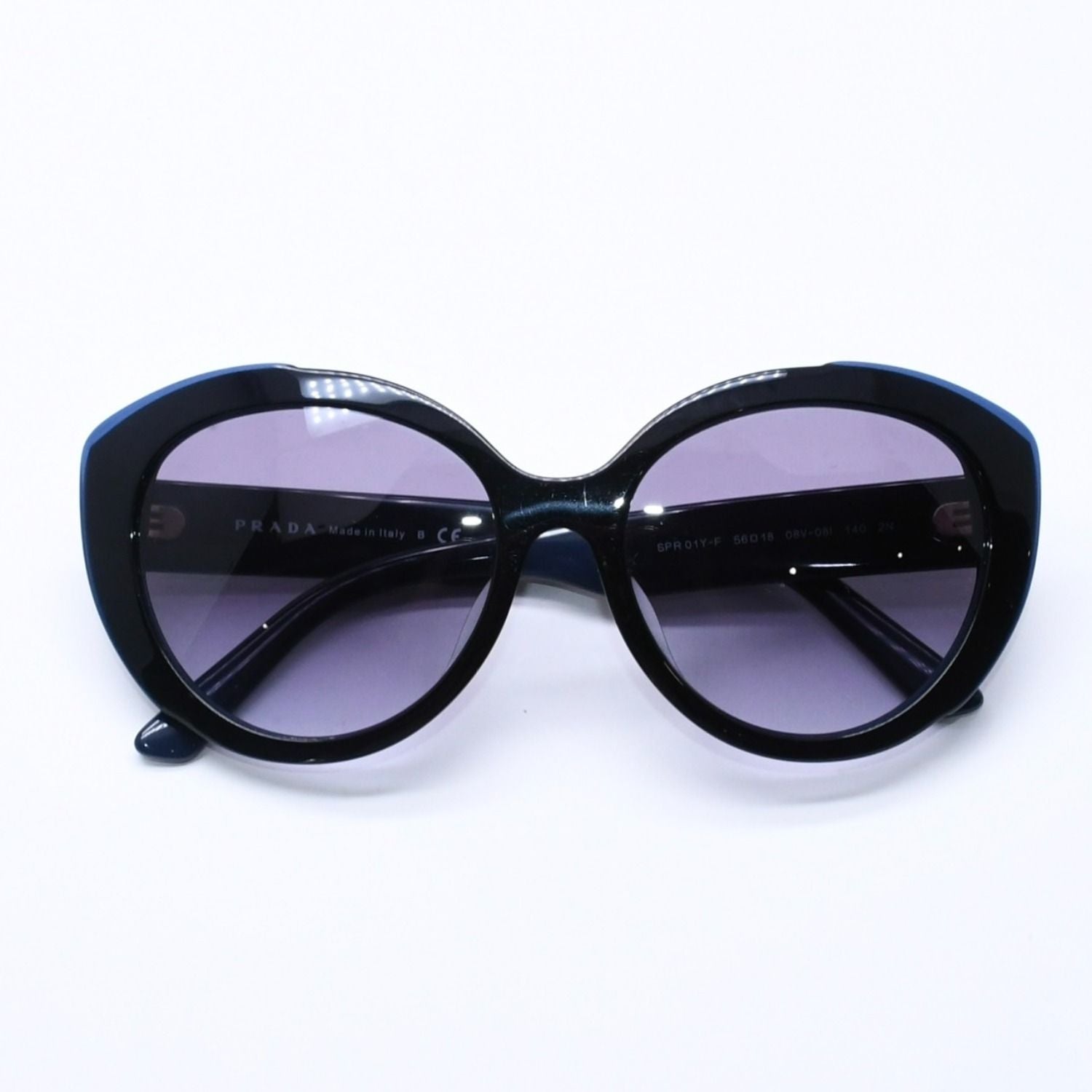 Prada Sunglasses Eyewear Black Navy Acetate — view 2