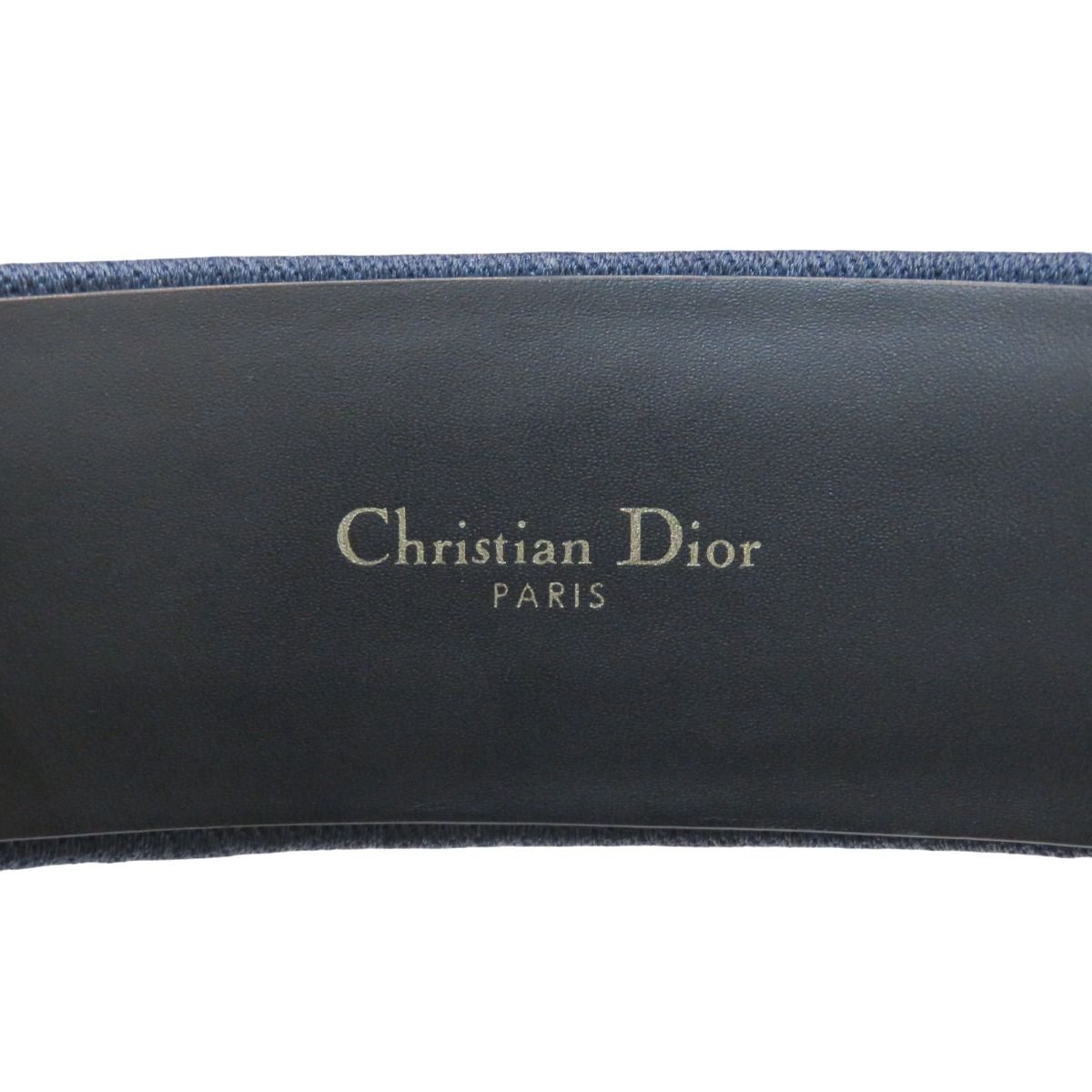 Dior Oblique Headband Canvas Leather — view 4