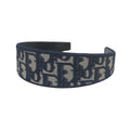 Dior Oblique Headband Canvas Leather