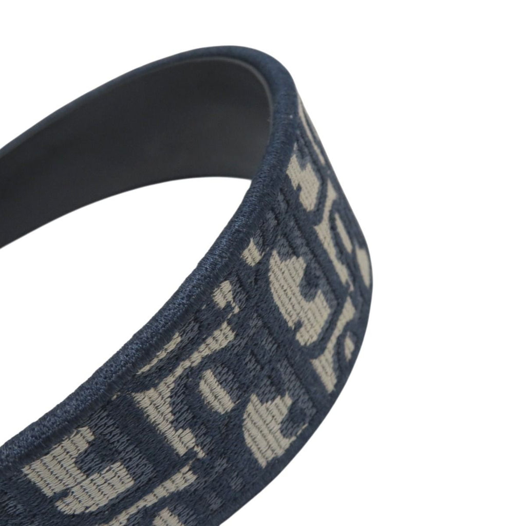 Dior Oblique Headband Canvas Leather — view 9