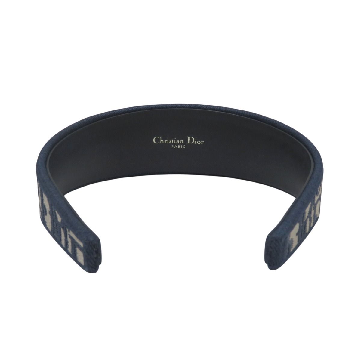 Dior Oblique Headband Canvas Leather — view 2
