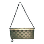 Gucci Chain Wallet Guccissima Bifold Leather GG Supreme Shoulder