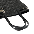 Dior Cannage Small Tote Panarea Canvas Leather — view 9