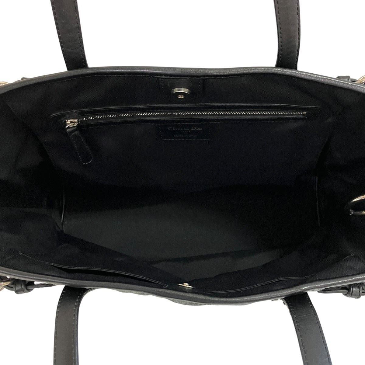 Dior Cannage Small Tote Panarea Canvas Leather — view 6
