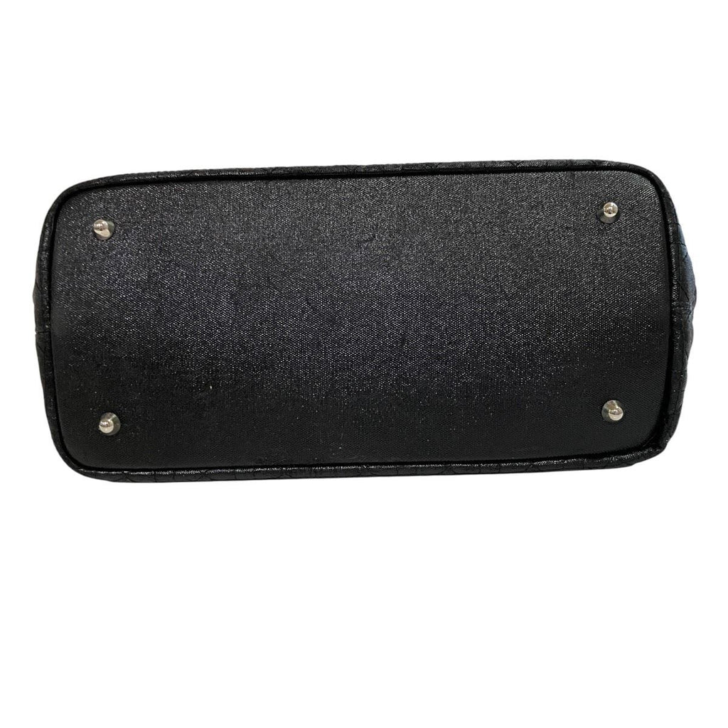 Dior Cannage Small Tote Panarea Canvas Leather — view 3