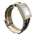 Dior Maris Square Watch SS Leather Quartz Shell Dial — view 3