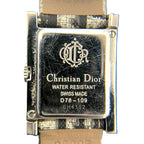 Dior Maris Square Watch SS Leather Quartz Shell Dial — view 5