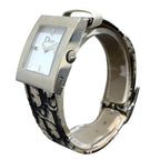 Dior Maris Square Watch SS Leather Quartz Shell Dial — view 2