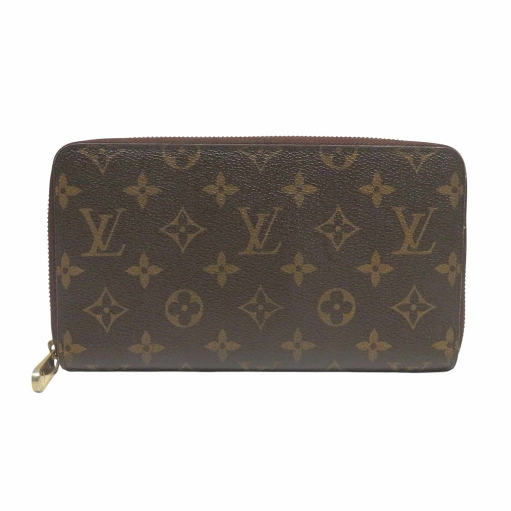 Louis Vuitton Zippy Organizer Zip Around Monogram Wallet Canvas
