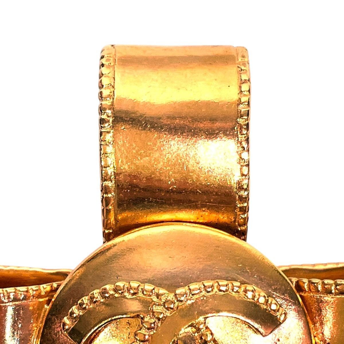 Chanel CC Logo Cross Ribbon Brooch — view 5