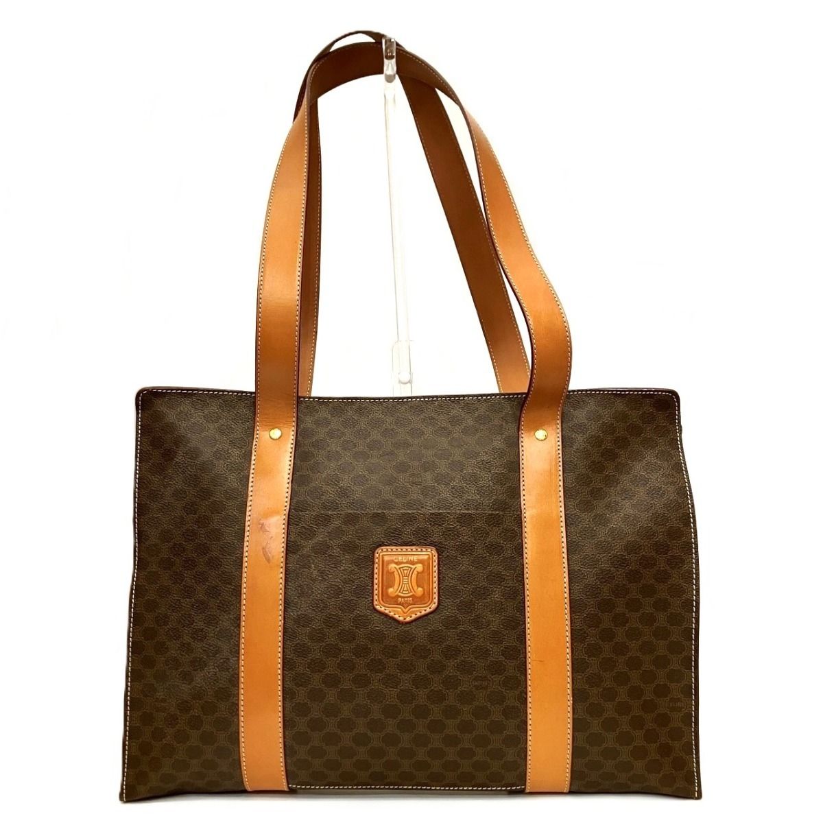 Celine Macadam Tote Leather