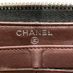 Chanel Coco Quilted Zip Around Wallet Lambskin — view 4