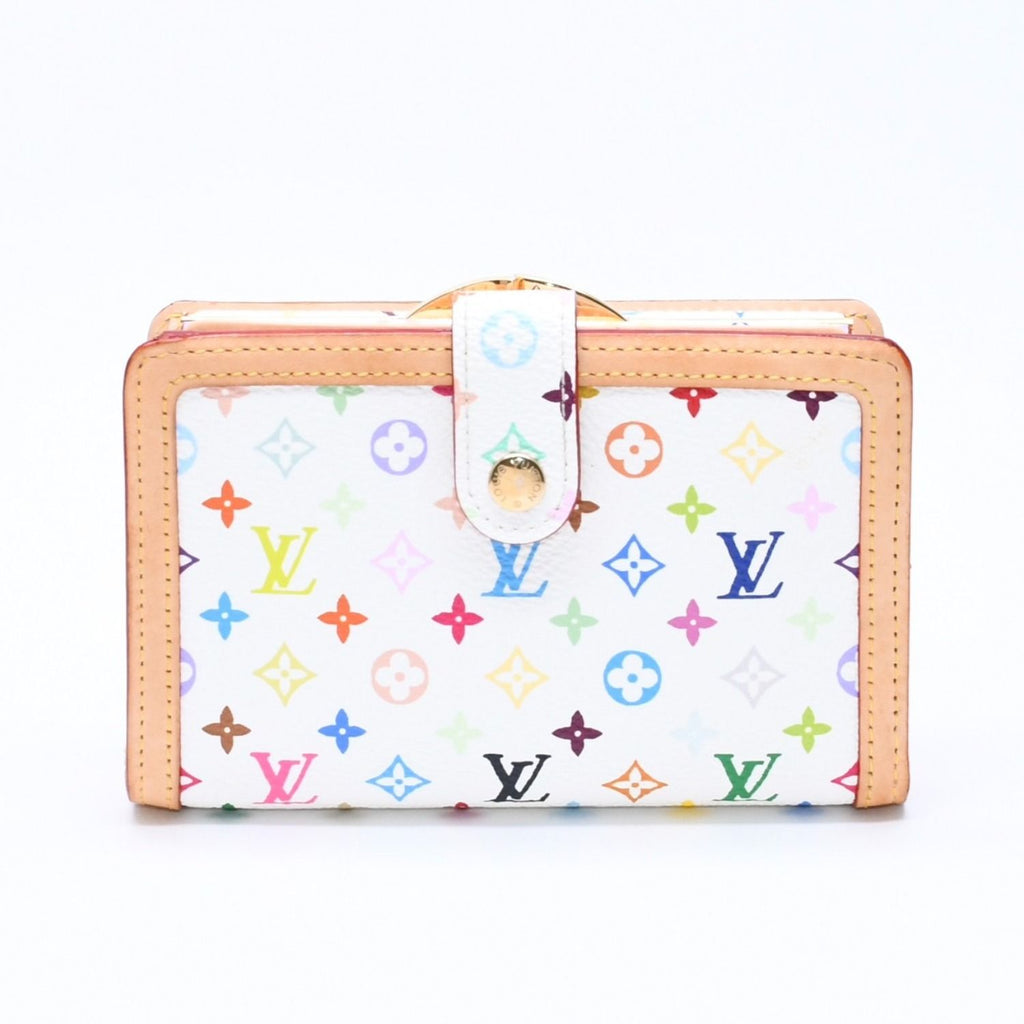 Louis Vuitton Portefeuille Vienois Bifold Wallet Monogram Multicolor White — view 2