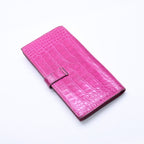 Hermes Wallet Bearn Soufflet Rose Scheherazade Purple Gold — view 5