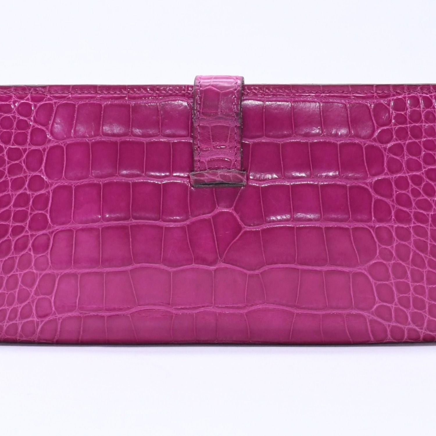 Hermes Wallet Bearn Soufflet Rose Scheherazade Purple Gold — view 3
