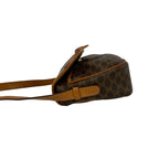 Celine Vintage Macadam Blason Triomphe Logo Leather Mini Shoulder Bag Pochette — view 5