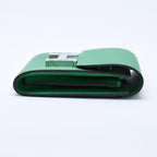 Hermes Bifold Wallet Silver Veau Epsom Green — view 5