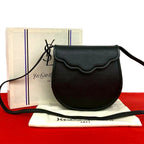 Saint Laurent Box Vintage Leather Mini Shoulder Bag Pochette Black