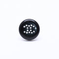Chanel CC Logo Single Earrings 05 Resin Rhinestone Black