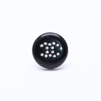Chanel CC Logo Single Earrings 05 Resin Rhinestone Black